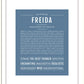 Freida | Name Art Print