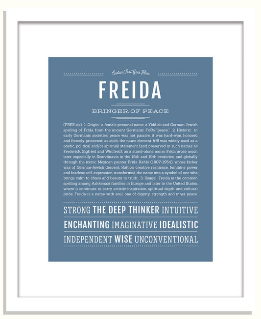 Freida | Name Art Print
