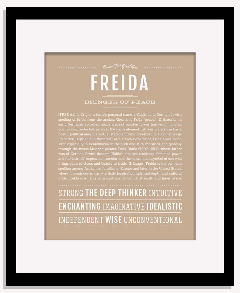 Freida | Name Art Print