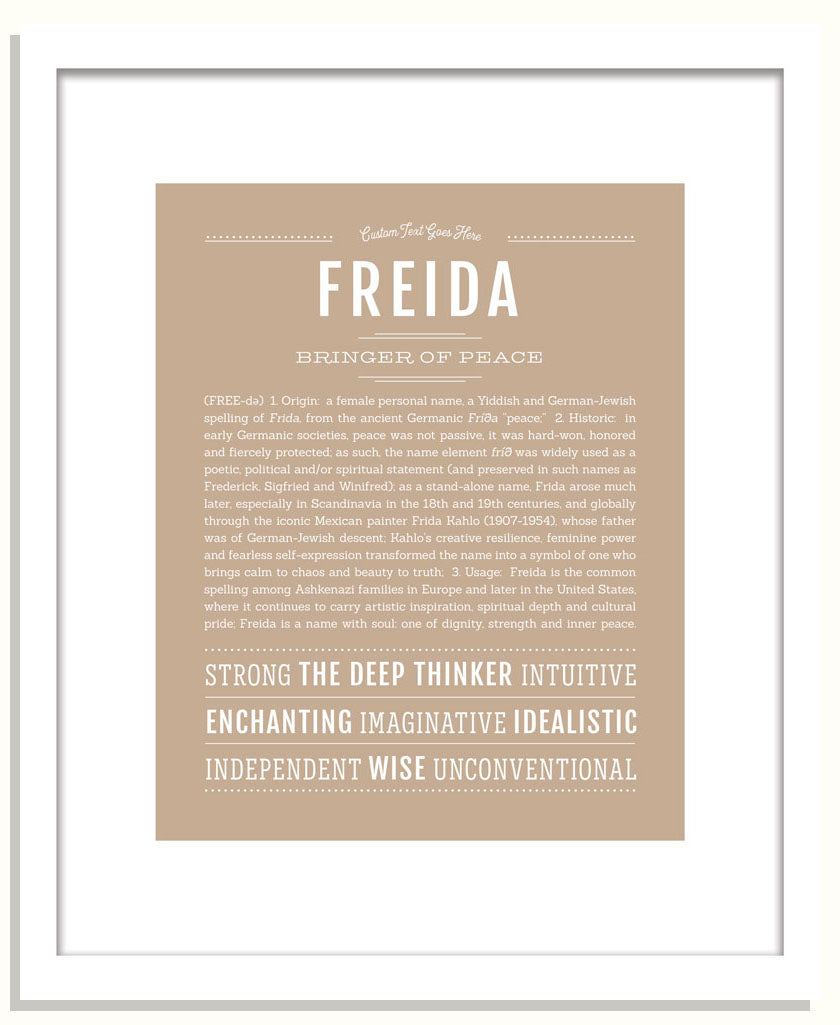 Freida | Name Art Print