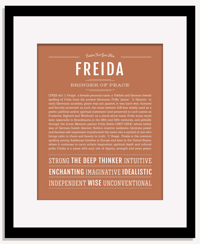 Freida | Name Art Print