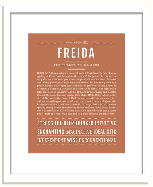 Freida | Name Art Print