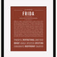 Frida | Name Art Print