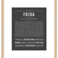 Frida | Name Art Print