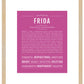 Frida | Name Art Print