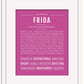 Frida | Name Art Print