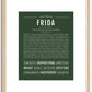 Frida | Name Art Print