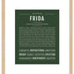 Frida | Name Art Print