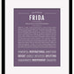 Frida | Name Art Print