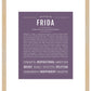 Frida | Name Art Print