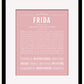 Frida | Name Art Print