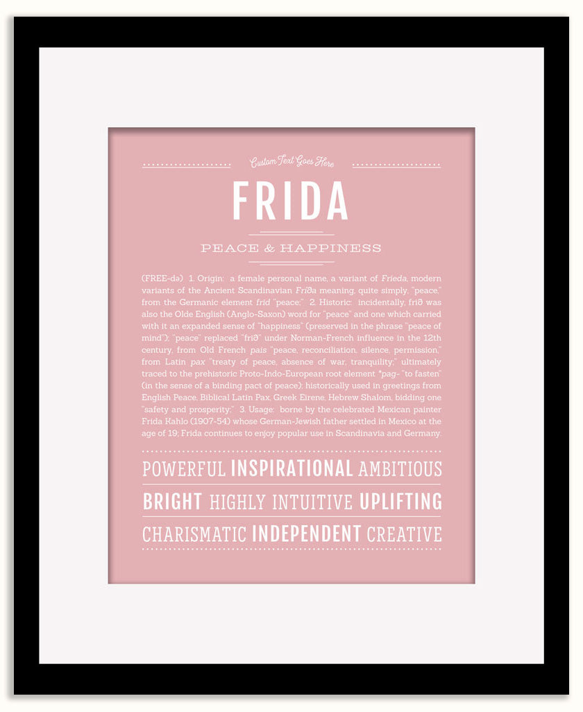 Frida | Name Art Print