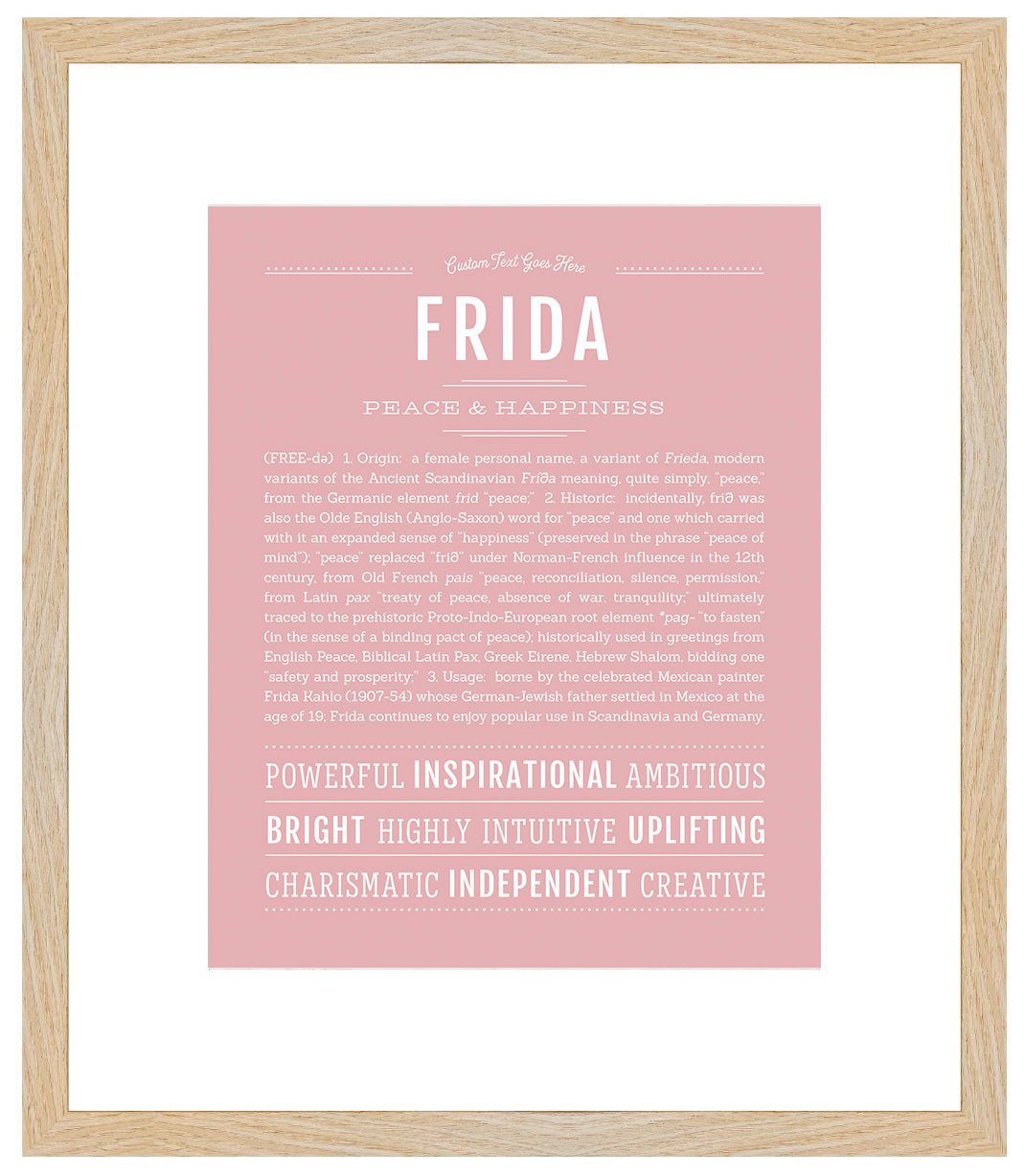Frida | Name Art Print