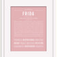 Frida | Name Art Print