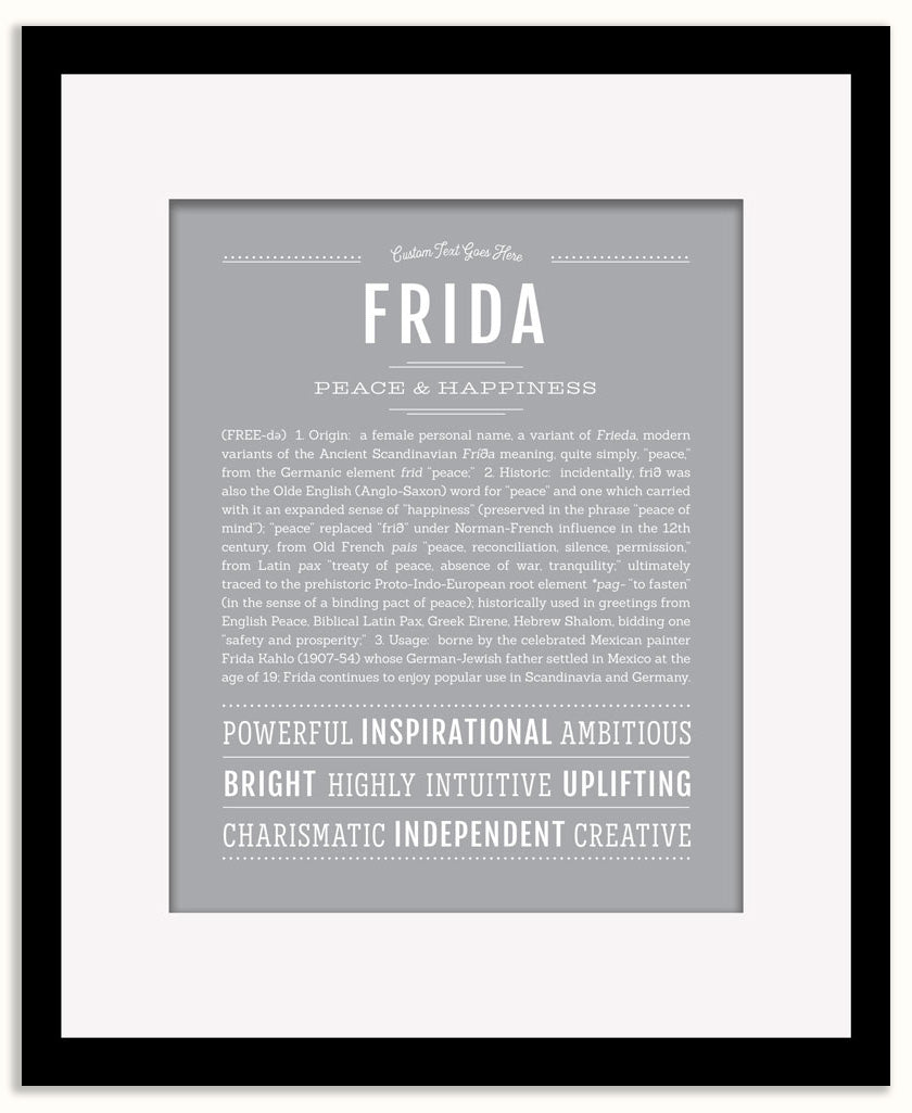 Frida | Name Art Print