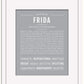 Frida | Name Art Print