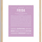 Frida | Name Art Print