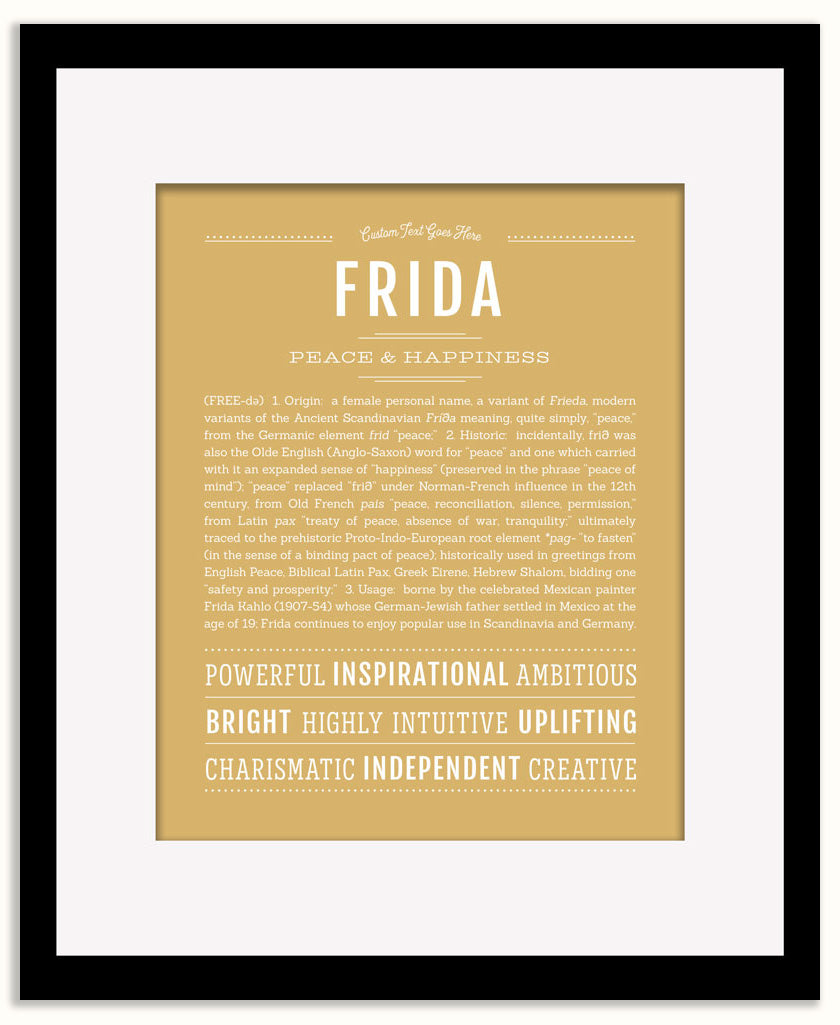 Frida | Name Art Print