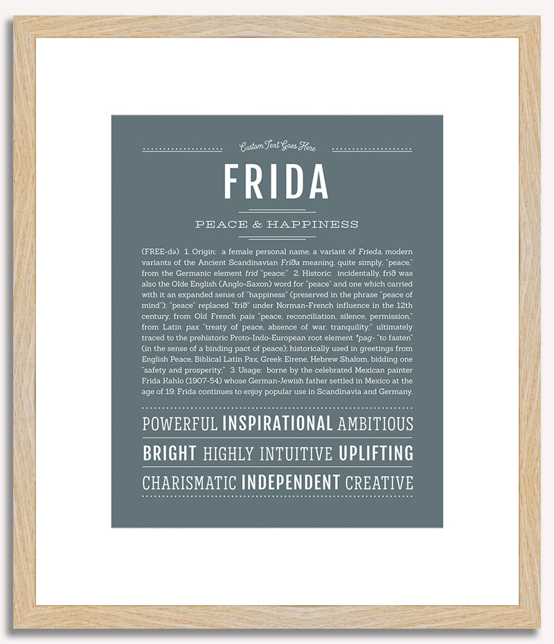 Frida | Name Art Print