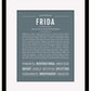 Frida | Name Art Print