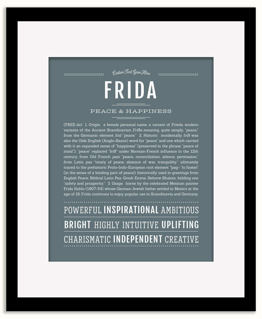 Frida | Name Art Print