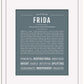Frida | Name Art Print