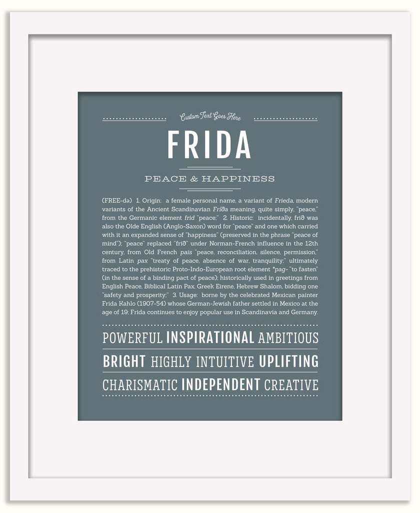 Frida | Name Art Print