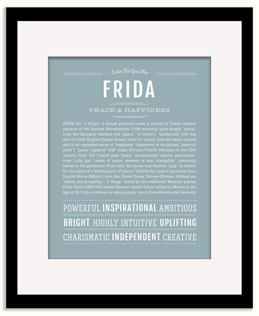 Frida | Name Art Print