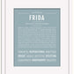 Frida | Name Art Print