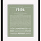 Frida | Name Art Print