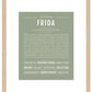 Frida | Name Art Print