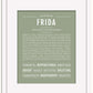 Frida | Name Art Print