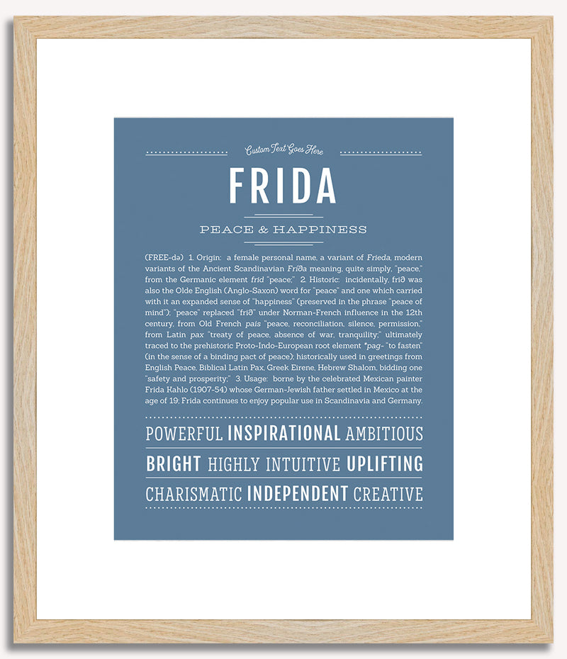 Frida | Name Art Print