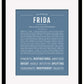 Frida | Name Art Print