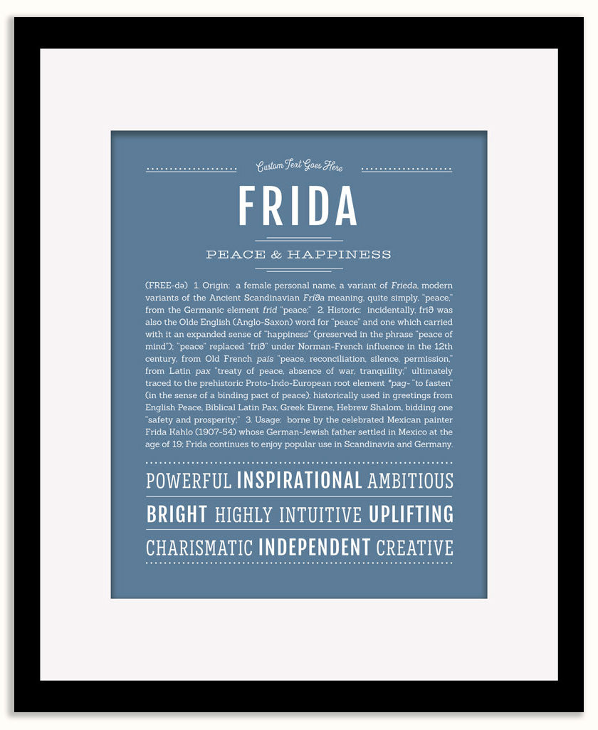 Frida | Name Art Print