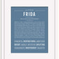 Frida | Name Art Print