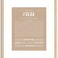 Frida | Name Art Print