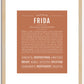 Frida | Name Art Print