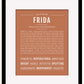 Frida | Name Art Print