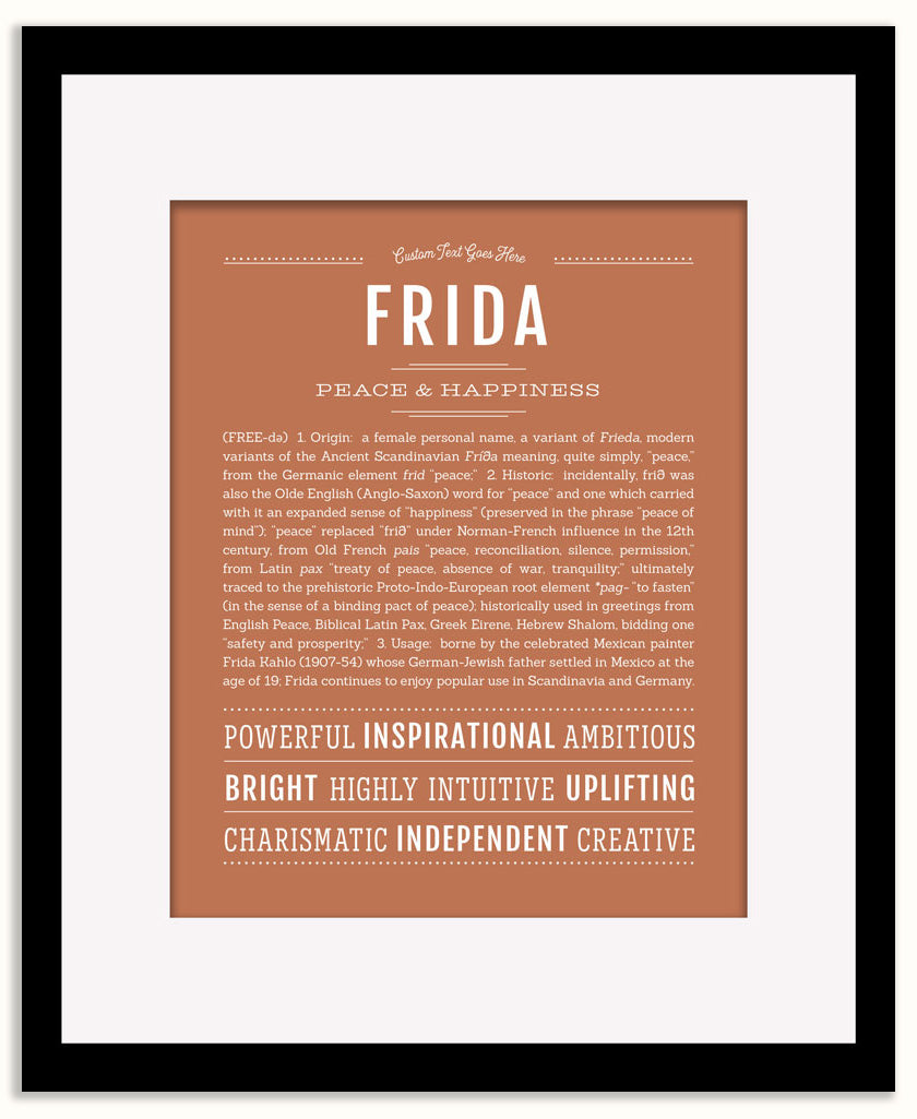 Frida | Name Art Print
