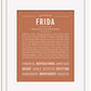 Frida | Name Art Print