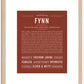 Fynn | Name Art Print