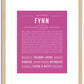 Fynn | Name Art Print