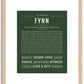 Fynn | Name Art Print