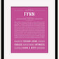 Frame Options | Dark Pink | Black Frame, Matted