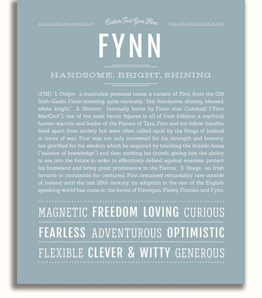 Frame Options | Powder Blue | No Frame
