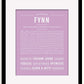 Frame Options | Lilac | Black Frame, Matted