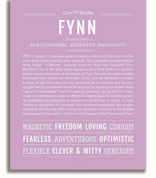 Frame Options | Lilac | No Frame