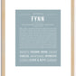 Fynn | Name Art Print