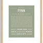 Fynn | Name Art Print